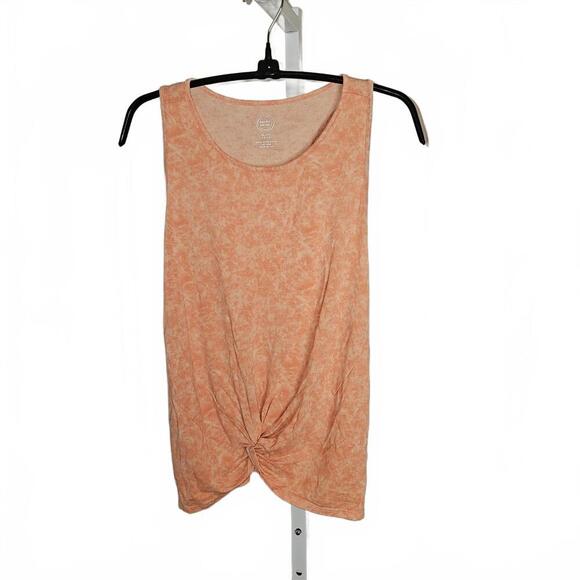 Wonder Nation Women's Orange Tie-Front Tank Top XL (14-16) - Picture 1 of 3
